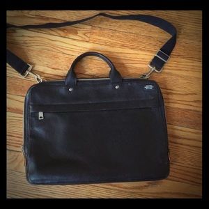 Jack Spade Mason Leather Slim Briefcase